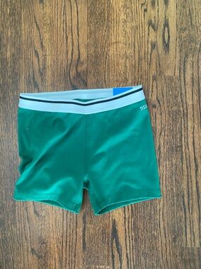 DSG Maroon Shorts with Navy Waistband and Light Blue Trim